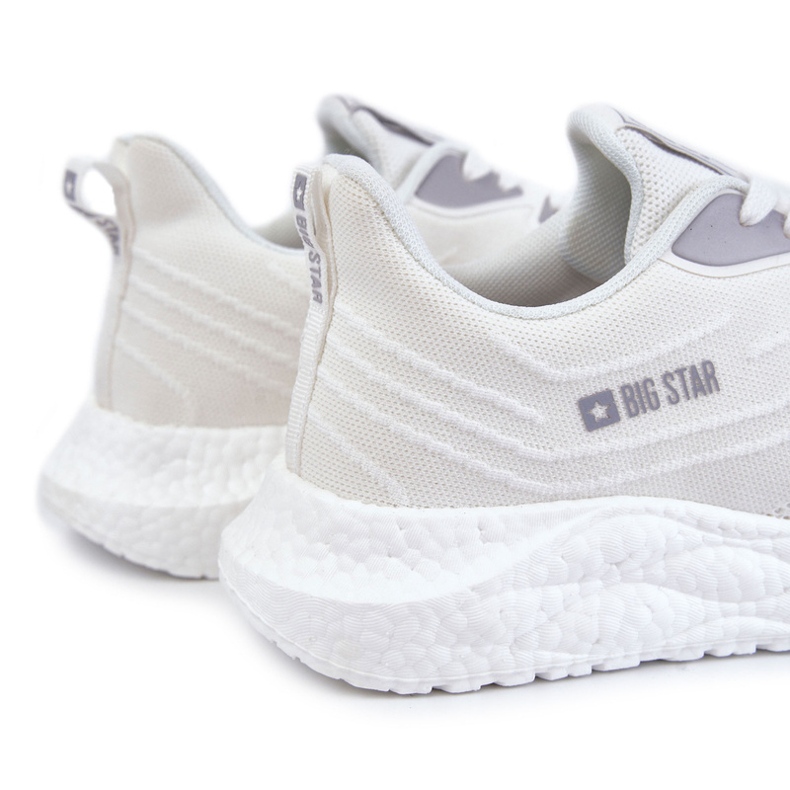 Leichte Herren Sportschuhe Big Star KK174017 Weiß 1
