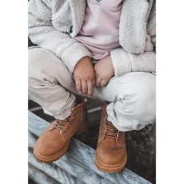 Warme Kinderstiefel Camel Cheddy braun 1