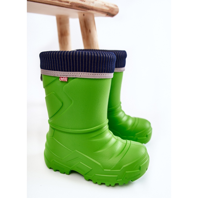 BEFADO S.A. Gewärmte Regenstiefel für Kinder Befado 162X303 Grün 2