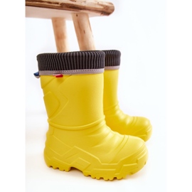 BEFADO S.A. Gewärmte Regenstiefel für Kinder Befado 162X302 Gelb 2