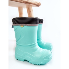 BEFADO S.A. Warme Gummistiefel für Kinder Befado 162X305 Mint grün 2