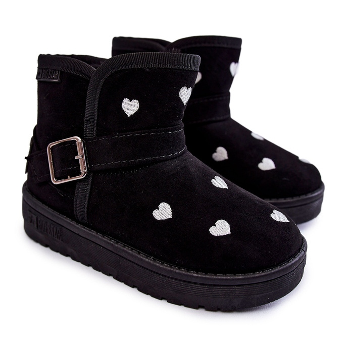 Schwarze Kinder-Schneestiefel Big Star KK374243 1
