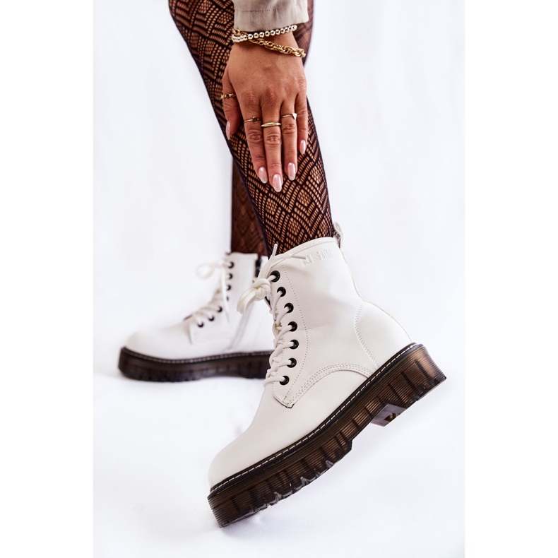 Damenstiefel mit Reißverschluss Big Star KK274536 Weiß 2
