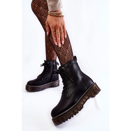 Damenstiefel mit Reißverschluss Big Star KK274537 Schwarz 2