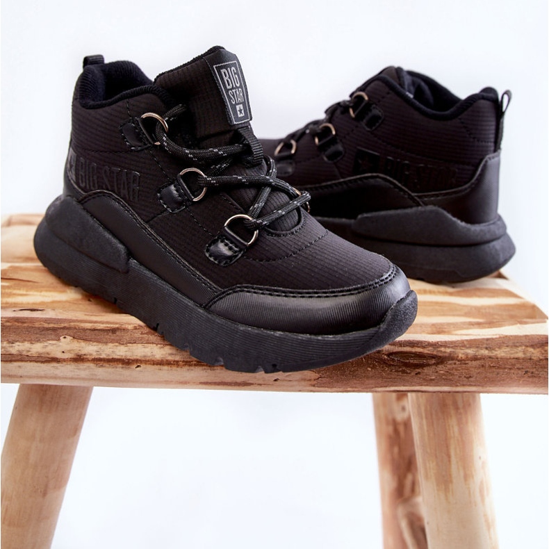 Kinderstiefel Memory Foam Big Star KK374119 Schwarz 2