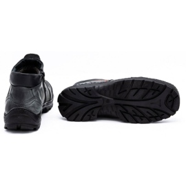 Olivier Herren Winter Lederstiefel 352MP grau 2