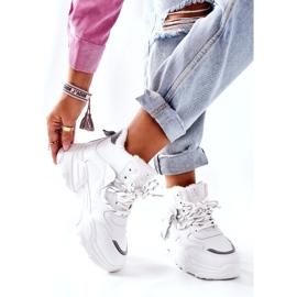 News Weiße warme Damen-Sneakers Snow Kaphia 21BT26-4356 4