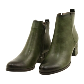 Modische Stiefel für Frauen Olive M.Daszyński SA125A-2 mehrfarbig grün 2
