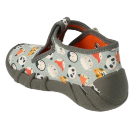 Befado Kinderschuhe 110P460 Panda grau mehrfarbig 5