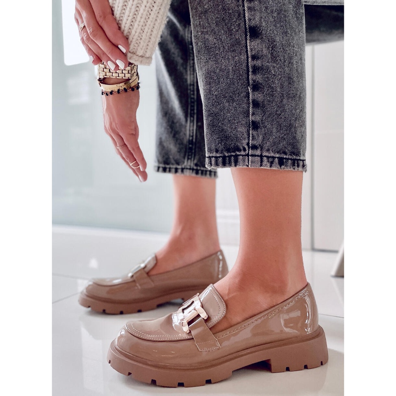 PA1 Sophie Khaki Damen-Slipper beige braun 2