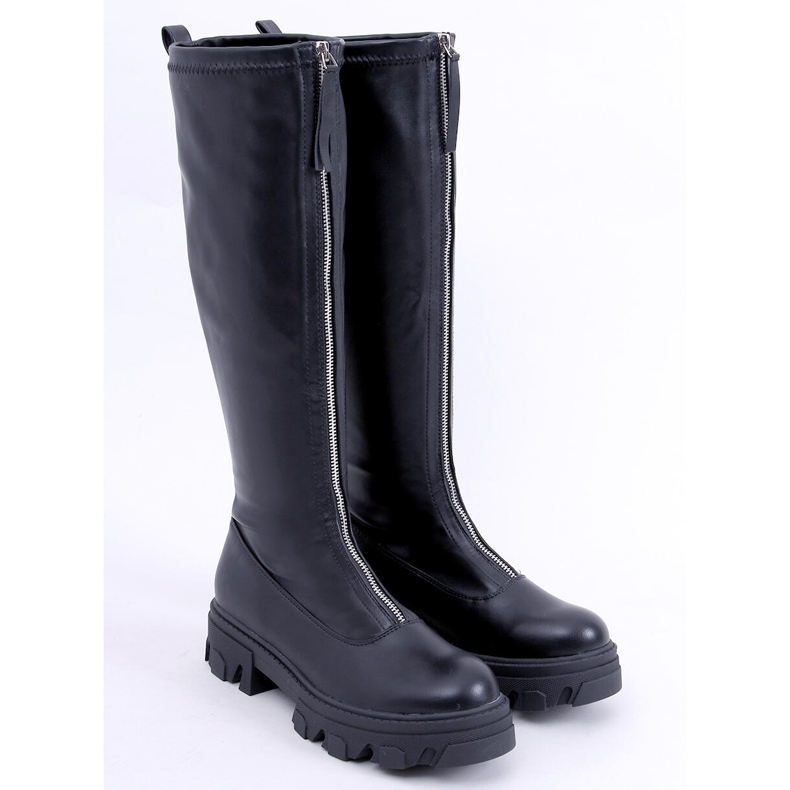 PA1 Blige schwarze Damenstiefel 1