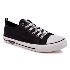 Herren Ledersneaker Big Star KK174047 Schwarz 2