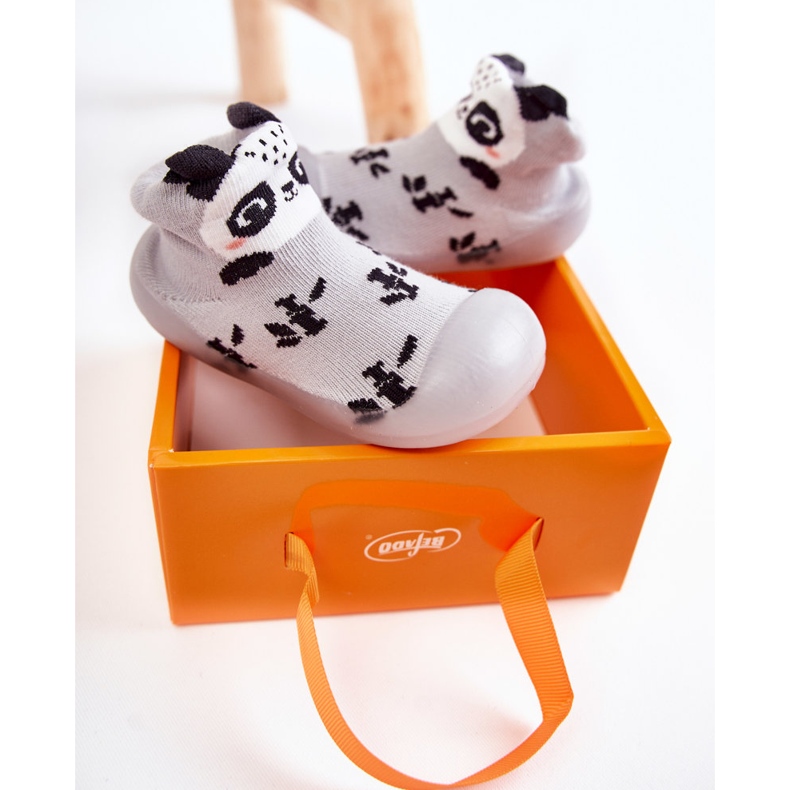 BEFADO S.A. Kinderhausschuhe Niechodki Befado 002P038 Grau 1