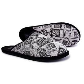 Herrenhausschuhe Panto Fino KK167001 Grau 1