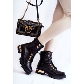 Lewski Shoes Workery Lewski Schuhe 3243 Schwarze Stiefel 2