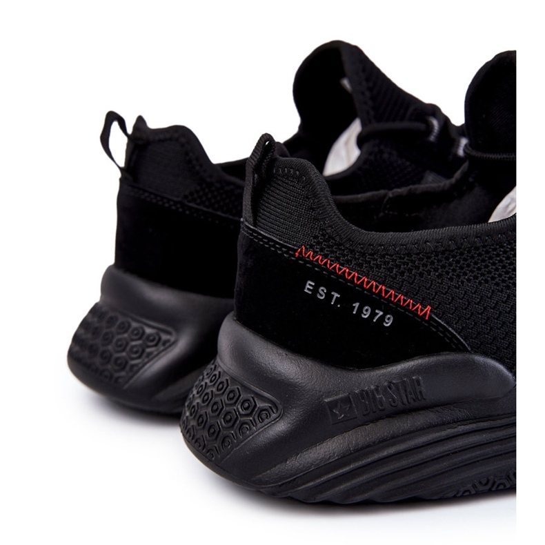 Herren Sportschuhe Memory Foam Big Star KK174255 Schwarz 1