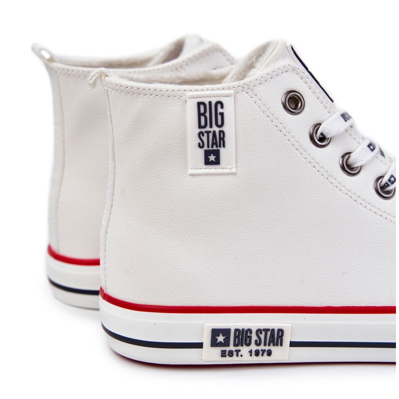 Hochisolierte Herren-Sneaker Big Star KK274345 Weiß 1