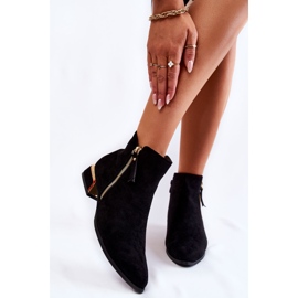 PS1 Warme Stiefel aus Veloursleder für Damen Schwarz Laufey 1