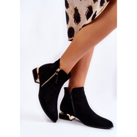 PS1 Warme Stiefel aus Veloursleder für Damen Schwarz Laufey 2