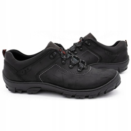Kampol Herren Trekkingschuhe 36 schwarz 2