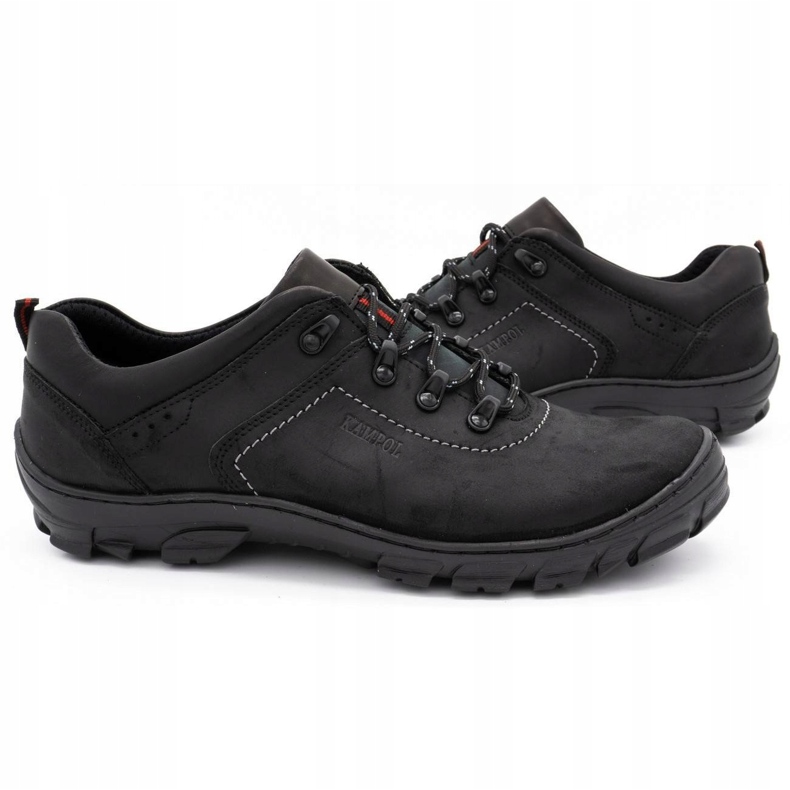 Kampol Herren Trekkingschuhe 36 schwarz 2