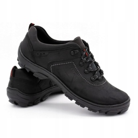 Kampol Herren Trekkingschuhe 36 schwarz 1