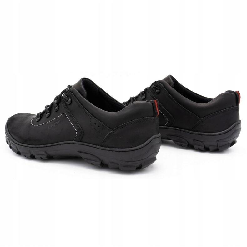 Kampol Herren Trekkingschuhe 36 schwarz 3