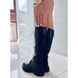 BM Hanson Black Damen Reitstiefel schwarz 1