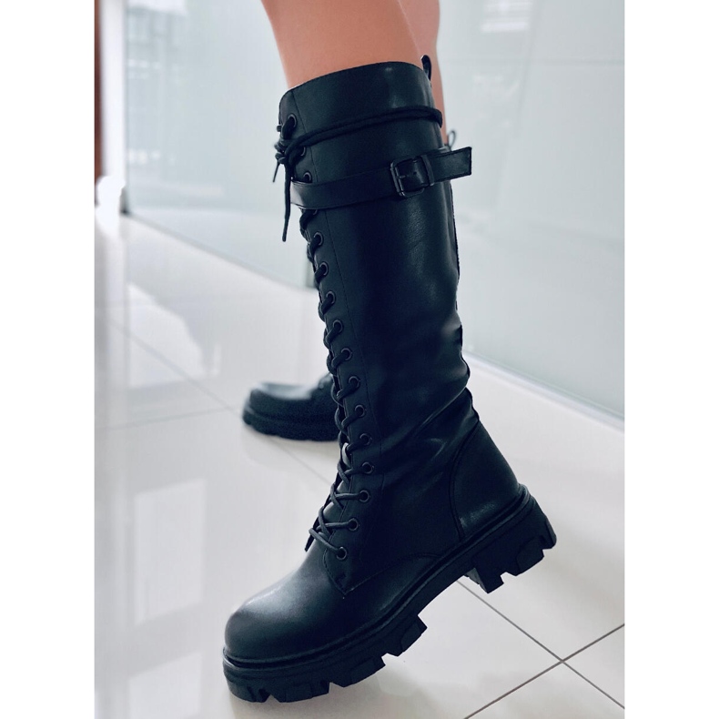 BM Shears Schwarze Reitstiefel für Damen 2