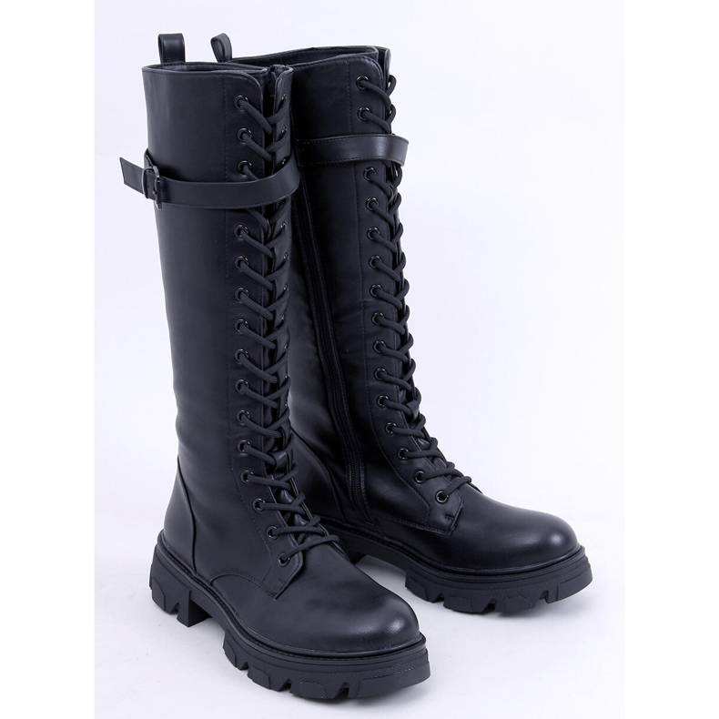 BM Shears Schwarze Reitstiefel für Damen 1