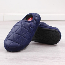 Herrenpantoffeln, isoliert mit einem Gummiband, marineblau Big Star KK174364 2
