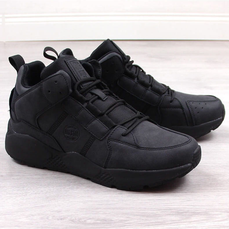 Schwarze isolierte Sportschuhe für Herren Big Star KK174247 1