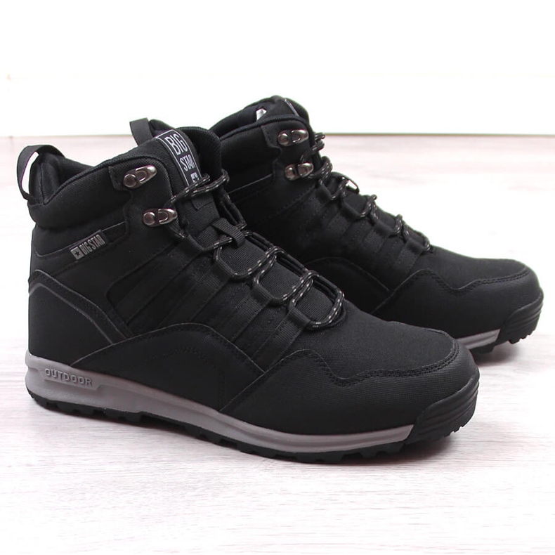 Schwarze isolierte hohe Herrenstiefel Big Star KK174371 1