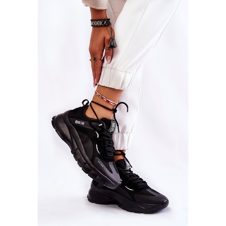 Damen Sportschuhe Big Star KK274056 Schwarz 2