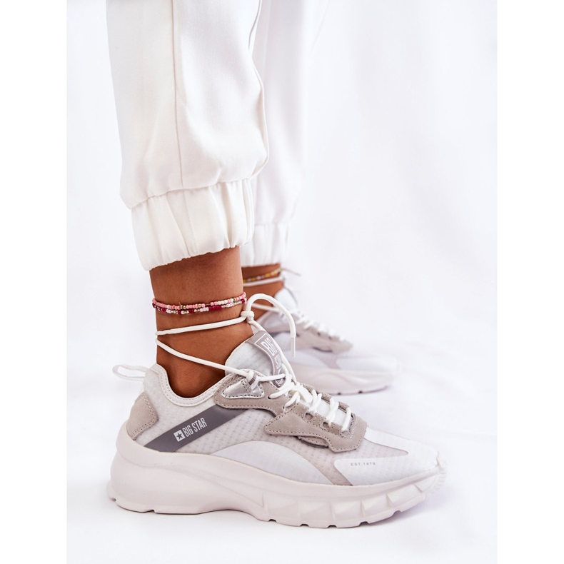 Damen Sportschuhe Big Star KK274057 Weiß 2