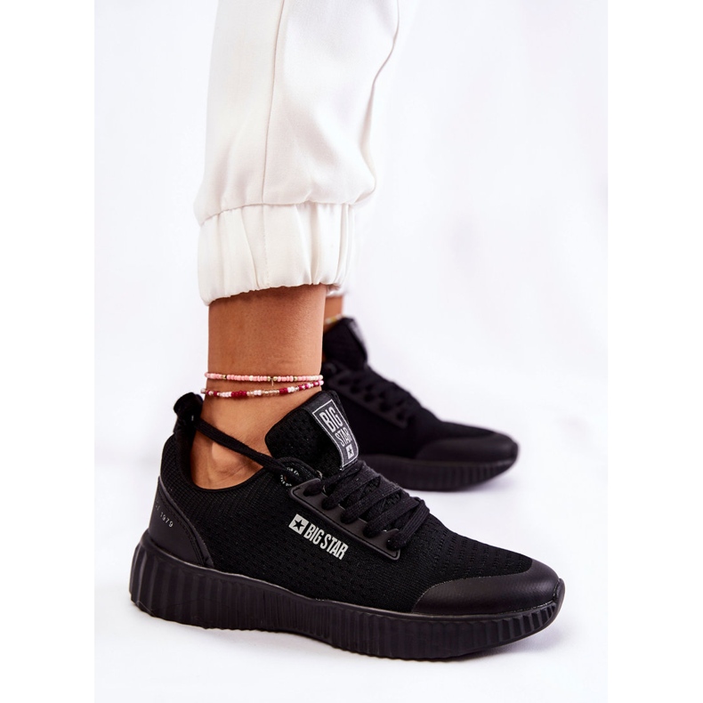 Damen Sneakers Big Star KK274063 Schwarz 2