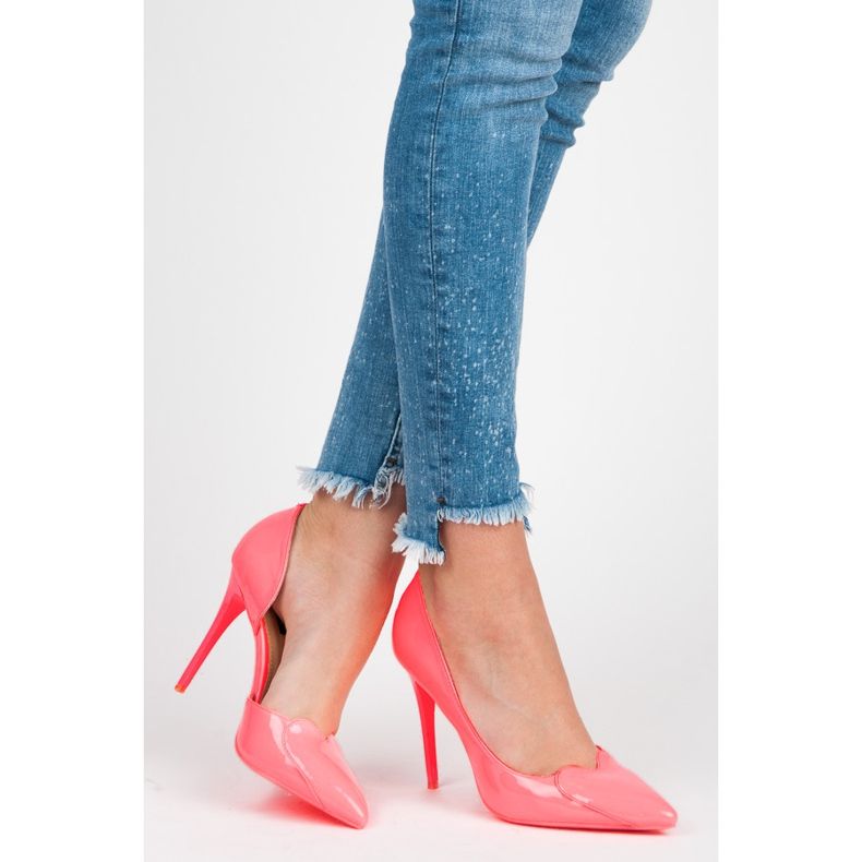 Vices Sweetheart-Heels in Neon rosa 1