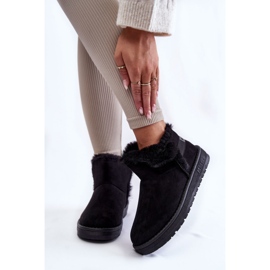 Schwarze Schneestiefel für Damen Big Star KK274622 1