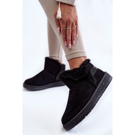 Schwarze Schneestiefel für Damen Big Star KK274622 2