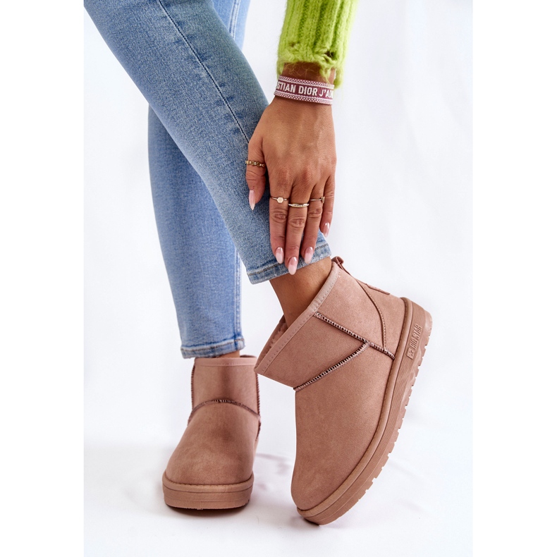 Isolierte Schneestiefel für Damen Big Star KK274293 Hellrosa 1