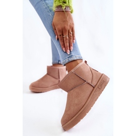 Isolierte Schneestiefel für Damen Big Star KK274293 Hellrosa 2