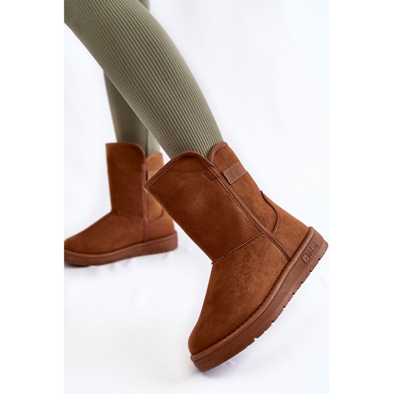 Hohe Schneestiefel für Damen Big Star KK274616 Braun 2
