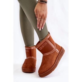 Damen-Schneestiefel zum Hineinschlüpfen Big Star KK274612 Braun 1