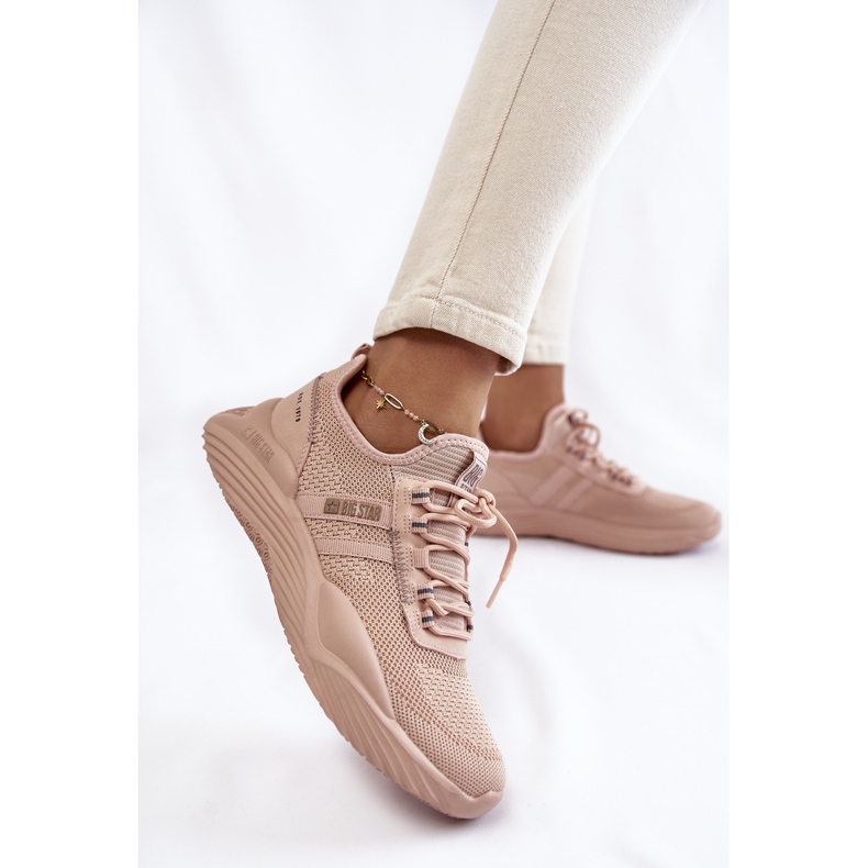 Damenturnschuhe Memory Foam System Big Star KK274348 Rosa 2