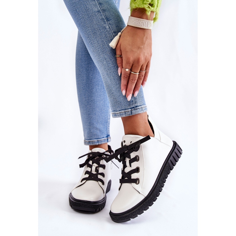 Kunstlederschuhe Sergio Leone PB210 Weiß 1