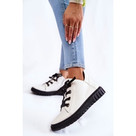 Kunstlederschuhe Sergio Leone PB210 Weiß 2