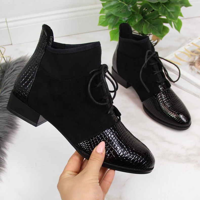 Mit Schlangenhaut isolierte Stiefel Filippo W PAW267A schwarz 1