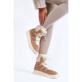 PL4 Damen Schneestiefel La.Fi 280072TA-QN Beige 1