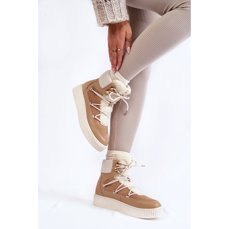 PL4 Damen Schneestiefel La.Fi 280072TA-QN Beige 1