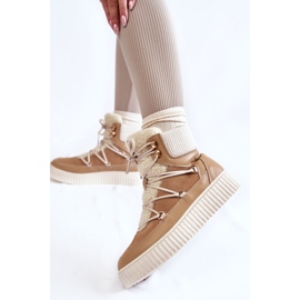 PL4 Damen Schneestiefel La.Fi 280072TA-QN Beige 2